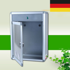 Vorschlagsbox Spendenbox Briefkasten Wandmontage Mailbox Wahlurn mit Schloss DHL Mailbox price