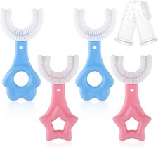 6 Stück Zahnbürste Baby, U Förmige Zahnbürste Kinder und Fingerzahnbürste Baby Baby-Gum Brush price