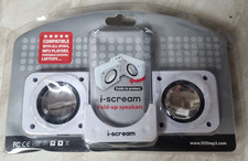 I-scream Acoustic solutions iPod / mp3 Speaker System white new Docking Speaker price