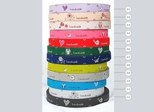 1m handmade Label Webband - Etiketten (2,25 €/m), handmade Snailfactory Label price