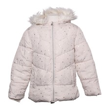 Primark, Winterjacke, Mädchen, Größe: 128, Weiß/Silber, Acryl/Polyester #vEa Mädchen-Jacke price
