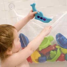 BABY BADE AUFGERÄUMT Spielzeug Groß Kinder Organizer Netz Aufbewahrungstasche Halter Badezimmer Baby-Bath Net price