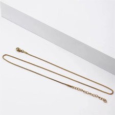 Gold gefüllte Edelstahl Schlangenkette - anlaufgeschützte Halskette Gold Necklace price
