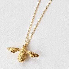 Atemberaubende Gold Biene Kette Halskette 925 Sterling Silber Damen Mädchen Schmuck Geschenk Gold Necklace price