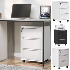 Abschließbarer Aktenschrank mit 3 Schubladen, mobiler Aktenschrank Metal Filing Cabinet price