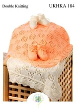 UKHKA 184 SPITZENDECKE & STIEFEL Baby Strickmuster DK Jungen-Babybooties price