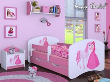 3 teiliges Set Jugendzimmer Kindermöbel "Prinzessin mit Pferd'' rosa 160x80 Youth Zimmer-Set price