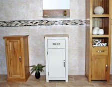 Badmöbel Waschtischunterschrank | cremeweiß/creme lackiert Aufbewahrung Badezimmer-Cabinet / Möbel price