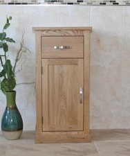 Eiche Badmöbel kleiner Waschtischunterschrank | Schrank mit Regal Stauraum 300 Badezimmer-Cabinet / Möbel price