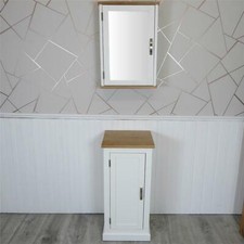Weiße Badmöbel kleiner Waschtischunterschrank | Schrank mit Regal Aufbewahrung Badezimmer-Cabinet / Möbel price