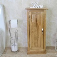 Eiche Badmöbel kleiner Waschtischunterschrank | Schrank mit Regal Aufbewahrung Badezimmer-Cabinet / Möbel price
