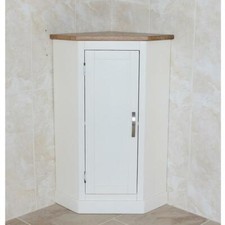 Cremeweiß lackierte Eck Badmöbel Waschtischunterschrank Schrank mit Stauraum Badezimmer-Cabinet / Möbel price