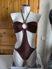 Monokini-Badeanzug Princesa Größe PG ( 34-36) Braun NEU ( E 11 ) Monokini price