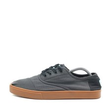 TOMS Herren Classic Low Top Schuh Schwarz Canvas Atmungsaktiv Sneaker EU 43 Herren-Classic Schuhe price