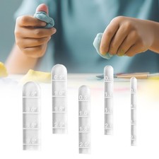 5 Stück Ton Bögen Lineale Keramik Messwerkzeug Set einfach zu bedienen Measuring-Drawing Set price