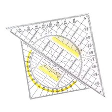 2-teiliges Set Vierkant Winkelmesser mit abnehmbarem Griff Messwerkzeug Zeichnen Measuring-Drawing Set price