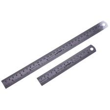2x Lineal Set Schule DIY 12" & 6" Kunst Handwerk Zeichnen Maße 30cm 150cm Metrisch Measuring-Drawing Set price