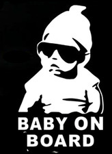 Baby on Board Aufkleber 14x9cm Auto Sticker an Bord Autoaufkleber UV-wasserfest Baby-on Board price