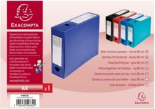 Archivbox mit Druckknopf aus PP 700µ Rücken 80mm blickdicht, DIN A4 Blau Archivbox price