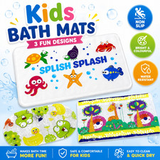 Kinder Antirutsch Badematte Baby Kleinkind Badewanne Dusche Sicherheitsmatte Groß Spaß Design Badezimmer / Shower Cabin Sticker price