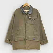Vintage Barbour Moleskin Jacke Herren Medium Jagd Chore Lederkragen England Herren-Leather Clothing price