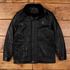 Bv Clothing Kunstlederjacke M Herren 00er schwarz gefüttert warm Freizeit Herren-Leather Clothing price