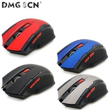 Funk Maus Gaming Kabellos Wireless Mouse Für PC Laptop Schwarz Grau Rot Blau USB Gaming Mouse price