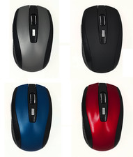 Funk Maus Büro Kabellos Schwarz Grau Rot Blau USB Wireless Mouse Für PC Laptop Gaming Mouse price