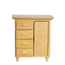 Puppenhaus Baby Kleiderschrank Hell Eiche Schrank Miniatur Kinderzimmer Möbel Babyzimmer Kleiderschrank price