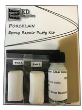 Porzellan Bäder, Waschbecken & Duschwannen Epoxid Reparatur Kitt Set - repariert Chips. Sinks price