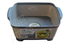 Küchenspüle Spülschüssel mit Wasserabtropfstopfen Beckensieb Geschirr Einweichen Sinks price