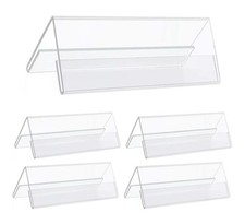 Hapivida 5 Stück Schild Display Halter Klar Acryl Preis Display Halter Büro Büro-Counter price
