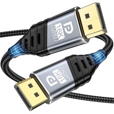 Hochgeschwindigkeits 16K DisplayPort 2.1 Kabel – 2M für Pixel-perfect Gaming Display TVs price