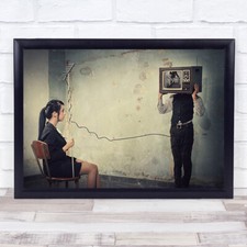 Ambition Antenne TV Fernsehstuhl Kabel konzeptioneller Wandkunstdruck TV Chair price