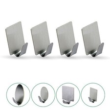 Handtuchhaken Edelstahl Huthaken Klebehaken Selbstklebende Wandhaken Haken Wand Handtuch & Bademantel Set price