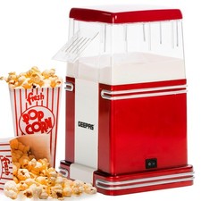 Popcornmaschine Maschine Retro Heißluft Fettfrei Popcorn Popper 1200W Rot Geepas Popcorn Machines price