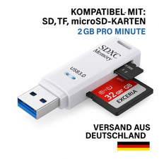 USB 3.0 Kartenleser SD microSD TF XC Kartenlesegerät Adapter Card Reader robust Kartenleser price