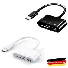 USB C auf USB 2.0 SD/Micro SD (TF) Hub OTG Kartenleser Adapter kompatibel 3 in 1 Kartenleser price
