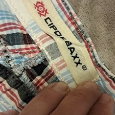 Cipo & Baxx Herren Capri Hose kariert mehrfarbig Gr. 34 Normalgröße SL 24 in Herren-Capri Hosen price
