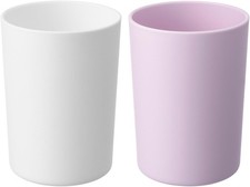 2 Stück Zahnputzbecher, 300ML Toothbrush Holder für Zahnbürste und Zahnpasta, Ku Zahnpasta Holder price
