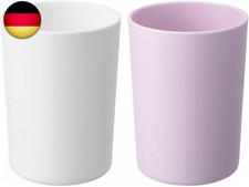 2 Stück Zahnputzbecher, 300ML Toothbrush Holder für Zahnbürste und Zahnpasta, Ku Zahnpasta Holder price