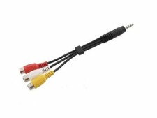 1 AV ADAPTER AV ANSCHLUSS VERBUND BREAK-OUT KABEL für KENWOOD CA-C3AV CAC3AV Composite Cable price