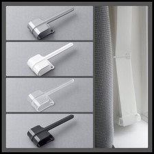 Vertikaljalousie Lamellenhalter weiß grau klar oder schwarz Raffhalter Arm Lamellenbinder Vertical Blind price