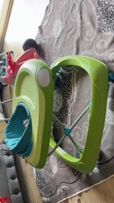 Chicco Lauflernwagen Baby Walker Gehfrei mit Sitz, Grün/Blau Baby-Walker price
