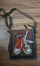 Kreative Umhängetasche Sneaker Tasche Schultertasche Freizeit Tasche Jeans Optik Damen-Umhängetasche price