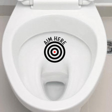 Aim Here wasserdichter Toilettenaufkleber rettet Ehen Erwachsene Teenager Töpfchentrainer Toilet Sticker price