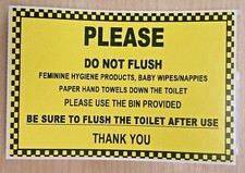 Bitte nicht spülen Sanitärartikel abwischt Toilette Schild Aufkleber Abziehbild Hinweis Toilet Sticker price