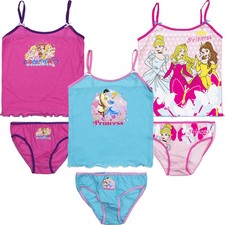Neu Unterwäsche 2tlg. Set Mädchen Garnitur Hemd Slip Disney Princess 92-122 #149 Mädchen-Hemd price