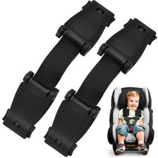 2 Stück Abschnallschutz Kindersitz Autositz Brustgurt Clip Gurtsicherung Schwarz Baby-Autositz und Bouncer Zubehör price