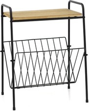 Freistehendes Magazin Couch Bücher Aufbewahrung Platte Holz Beistelltisch Regal Büro-Magazine Rack price